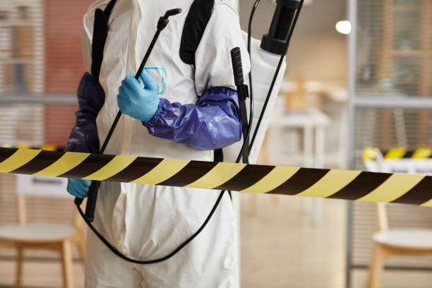 Professional Biohazard Cleanup technician working in Kingsville, TX